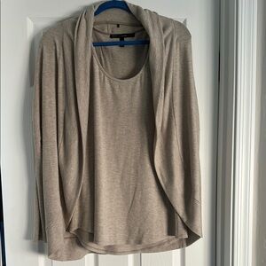 White House Black Market Tan Sweater